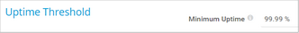 Uptime Threshold
