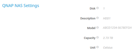 QNAP NAS Settings