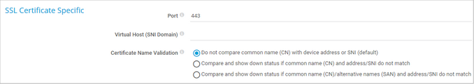 SSL Certificate Specific