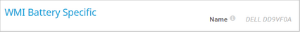 WMI Battery Specific