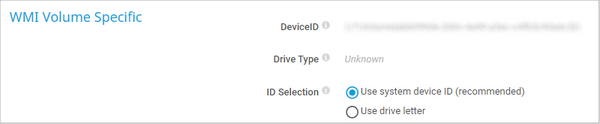 WMI Volume Specific